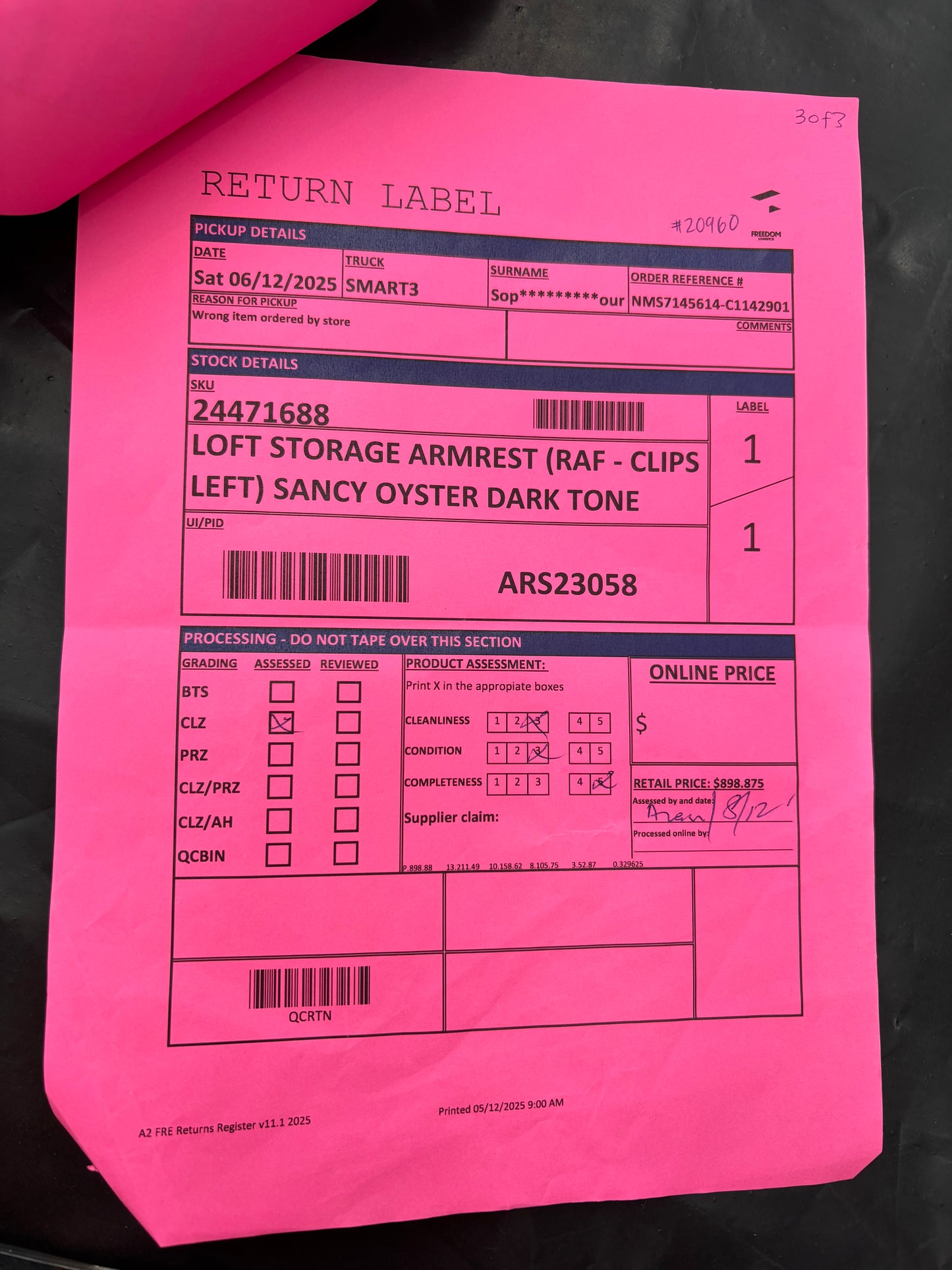 NZ CLZ20310 Loft Modular 3pc Sofa Set