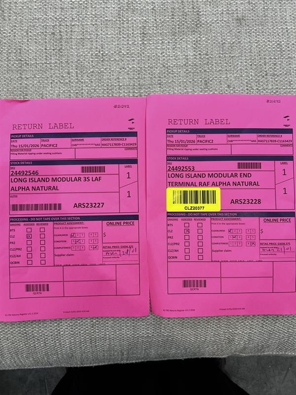 NZ CLZ20377 Long Island modular 3S LAF + End Terminal RAF