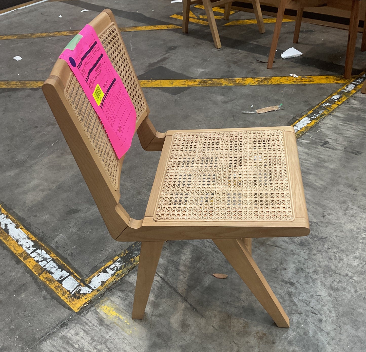 NZ CLZ20651 1 PCE HALLIE DINING CHAIR NATURAL