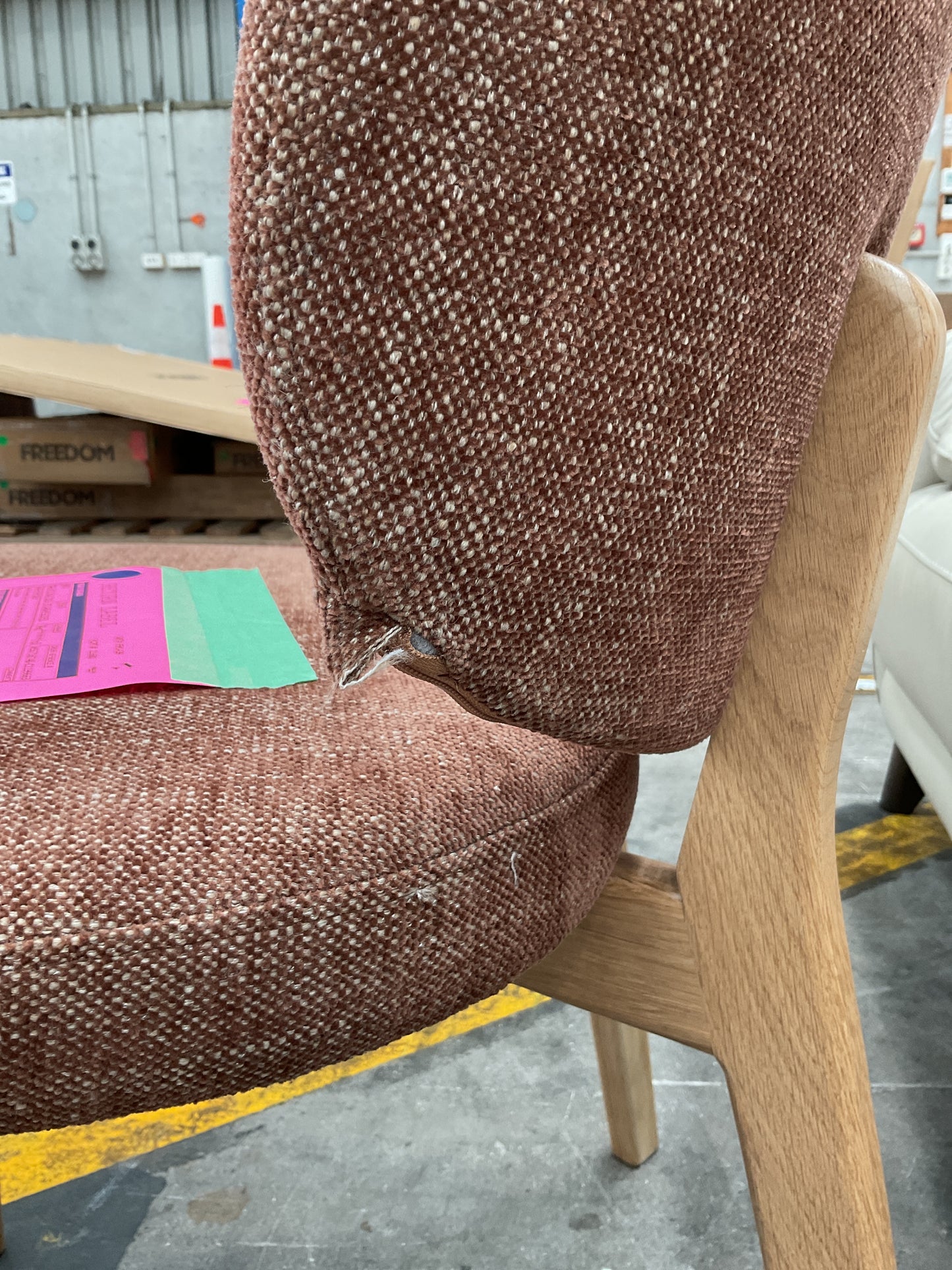 NZ CLZ20524 2 PCE GOMEZ DINING CHAIR TOFFEE