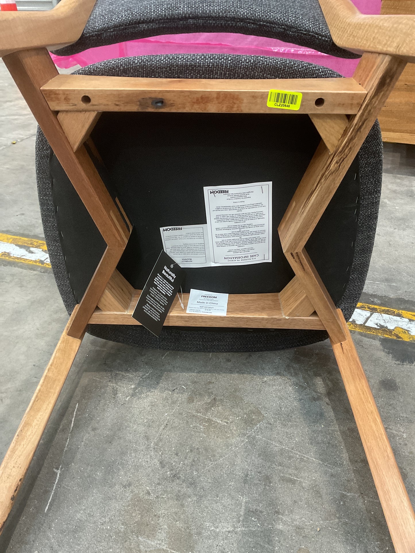 NZ CLZ20646 1 PCE MOSMAN DINING CHAIR