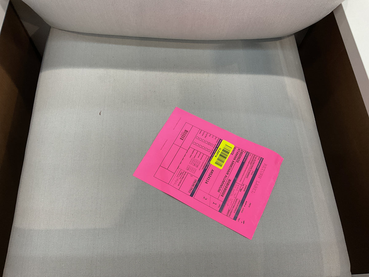 NZ CLZ20719 2 PCE ATAMAN ARMCHAIR ALUMINIUM OFF WHITE