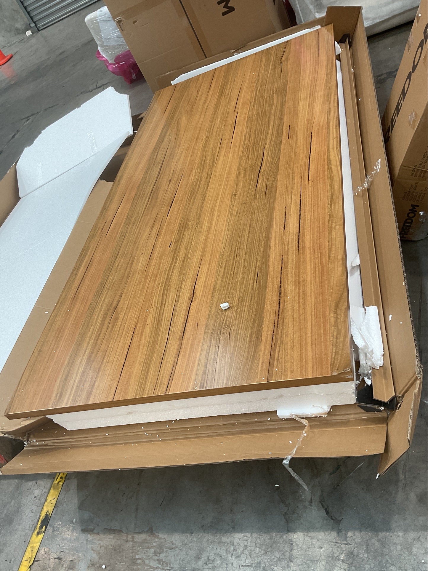 NZ CLZ20645 2 PCE MOSMAN DINING TABLE 240CM NATURAL