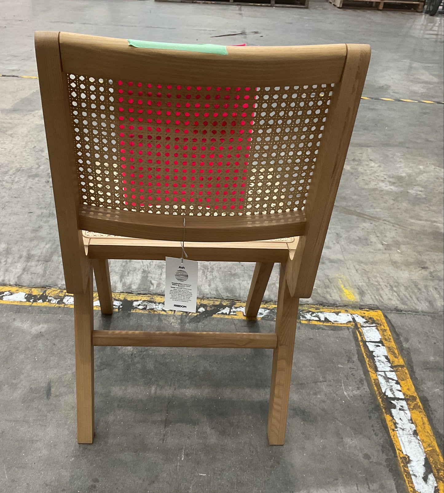 NZ CLZ20648 1 PCE HALLIE DINING CHAIR NATURAL