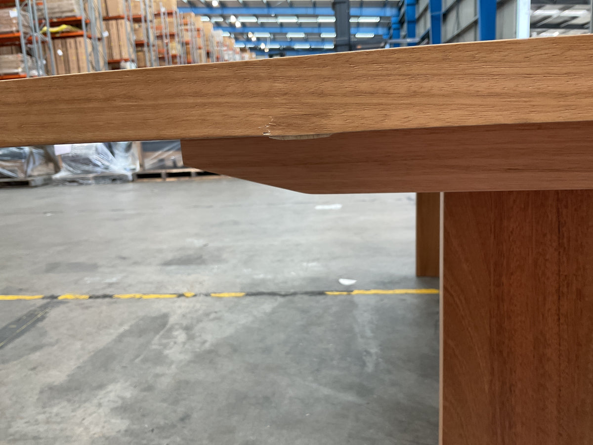 NZ CLZ20686 2 PCE MOSMAN DINING TABLE 240CM NATURAL CARTON 1 & 2