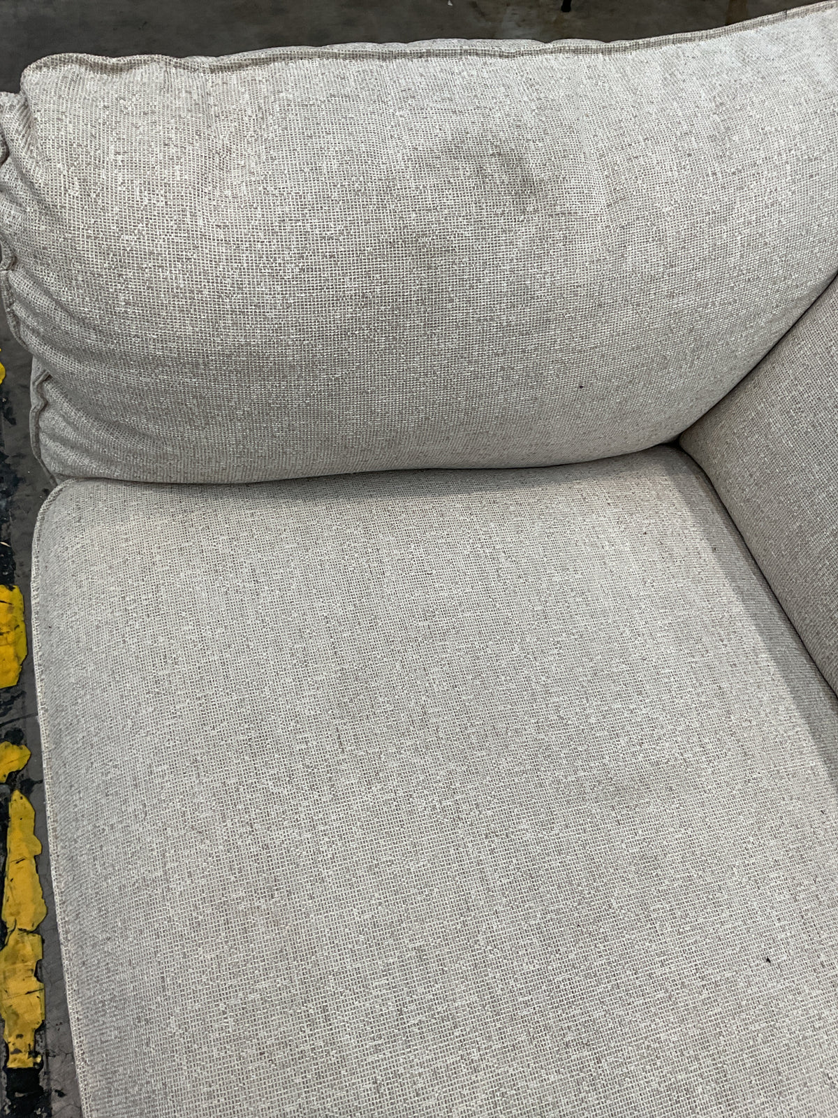 NZ CLZ20682 1 PCE SORRENTO ELECTRIC RECLINER SOFA 2S SANCY OYSTER (2 MOTION)