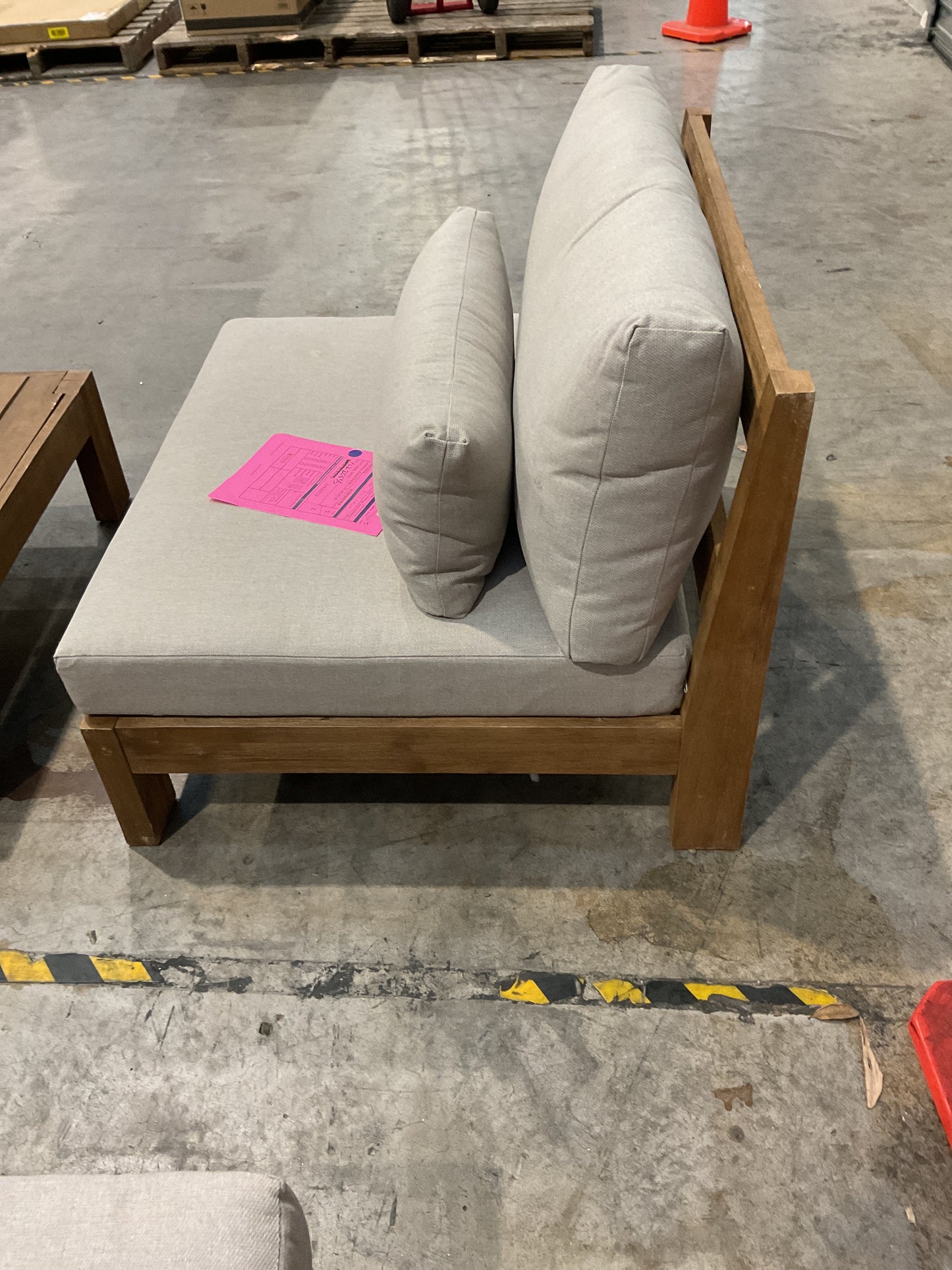NZ CLZ20635 4 PCE CANNES SOFA 3S ACACIA NATURAL MKII