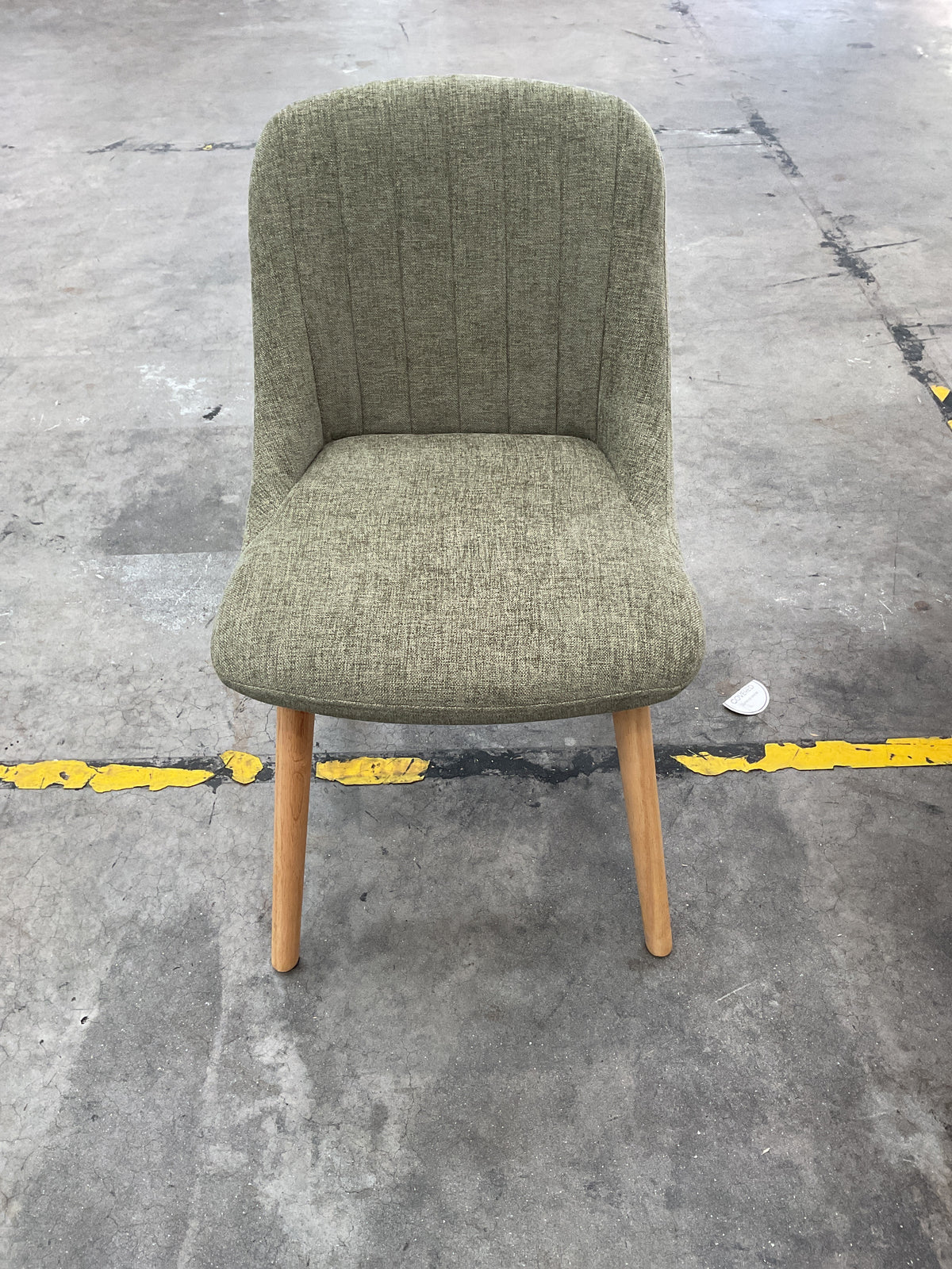 NZ CLZ20683 1 PCE PALMER DINING CHAIR GREEN