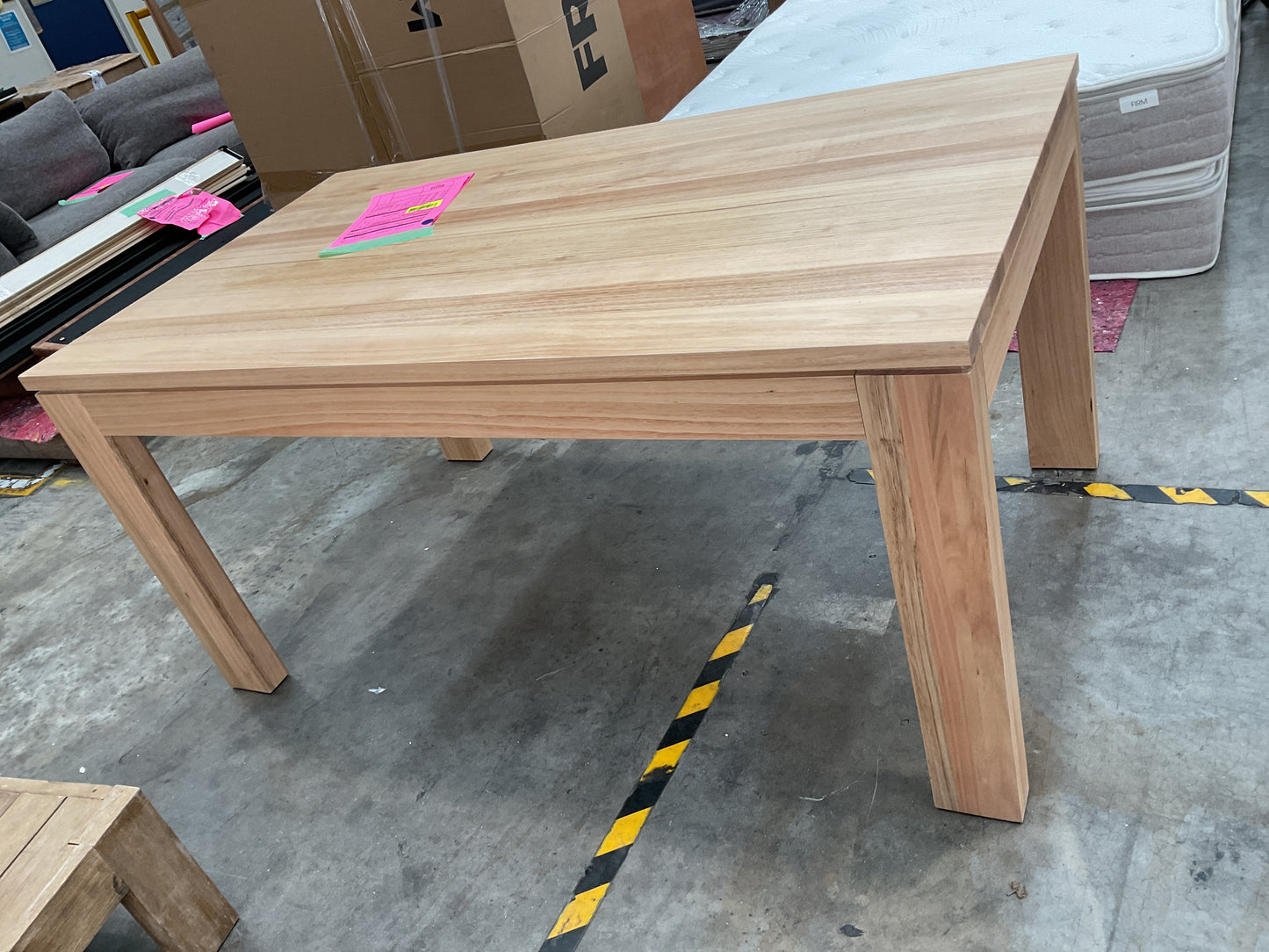 NZ CLZ20604 2 PCE HENSLEY DINING TABLE 160X90CM NATURAL CARTON 1&2