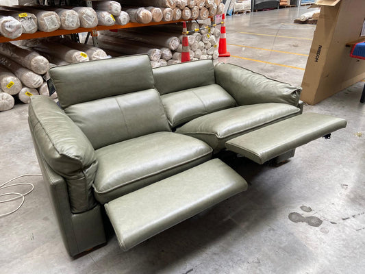 NZ PRZ20179 Sorrento Electric Recliner Sofa 3S Bendigo Green