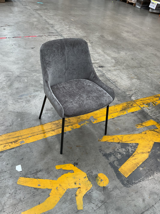 NZ PRZ20180 LAINY UPHOLSTERED DINING CHAIR CHARCOAL