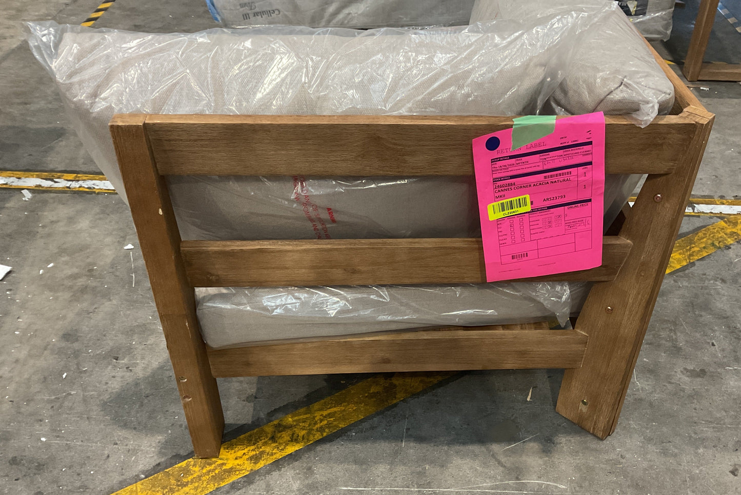 NZ CLZ20631 1 PCE CANNES CORNER ACACIA NATURAL MKII