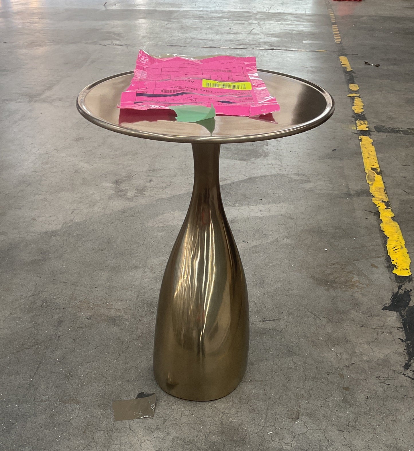 NZ CLZ20653 1 PCE AURUM ACCENT TABLE 36CM GOLD