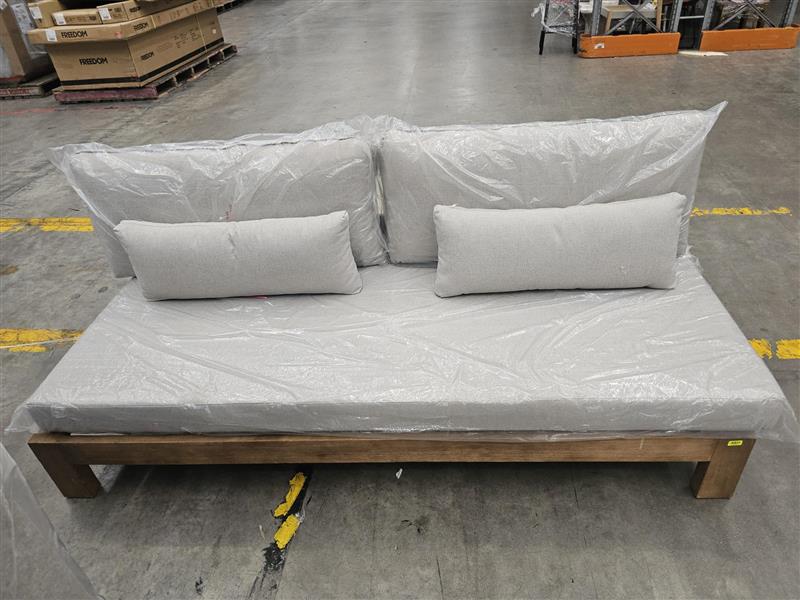 NZ CLZ20354 Cannes Sofa 3S Acacia Natural MKII