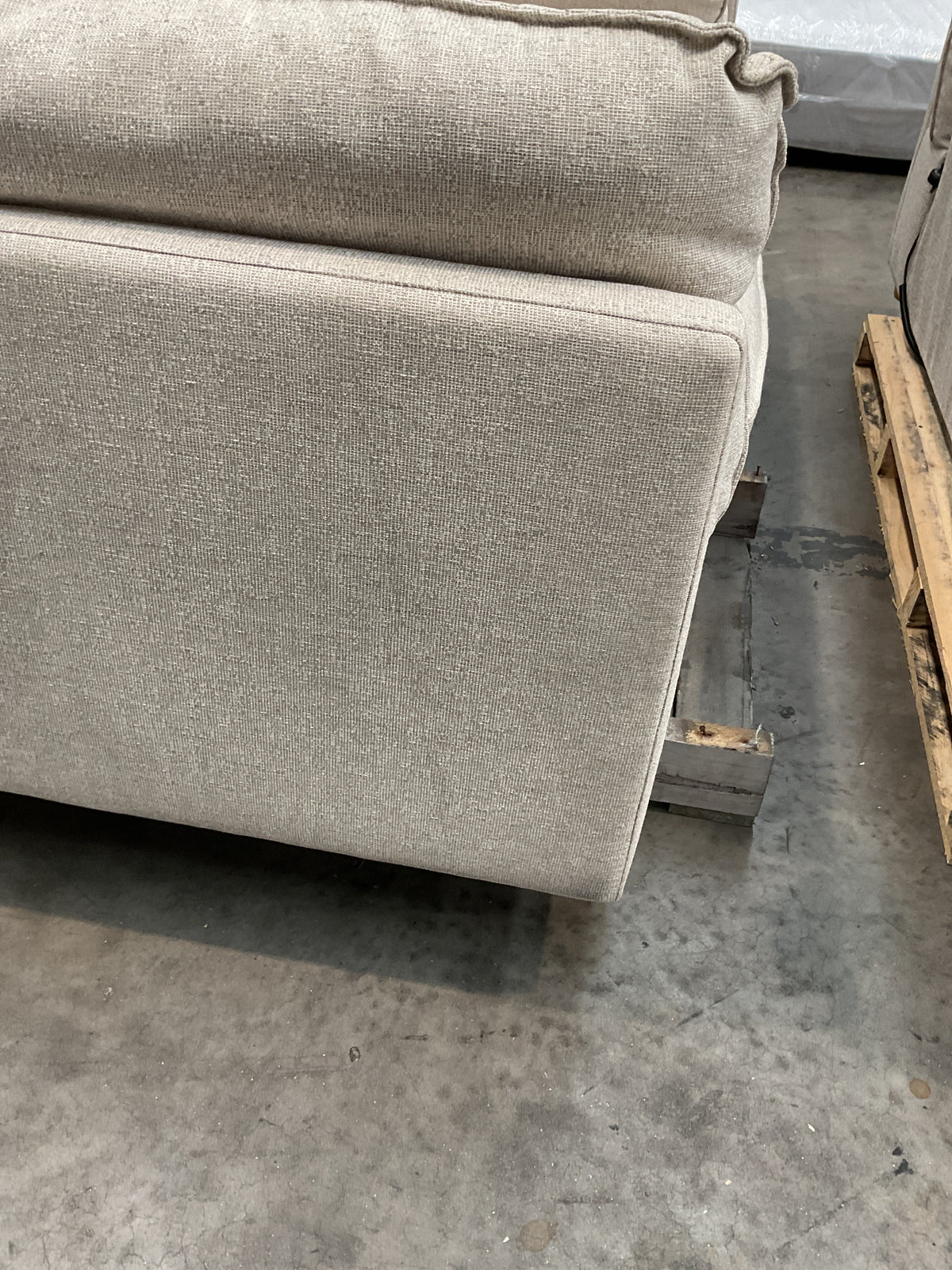NZ CLZ20679 1 PCE SORRENTO ELECTRIC RECLINER SOFA 2S SANCY OYSTER (2 MOTION)