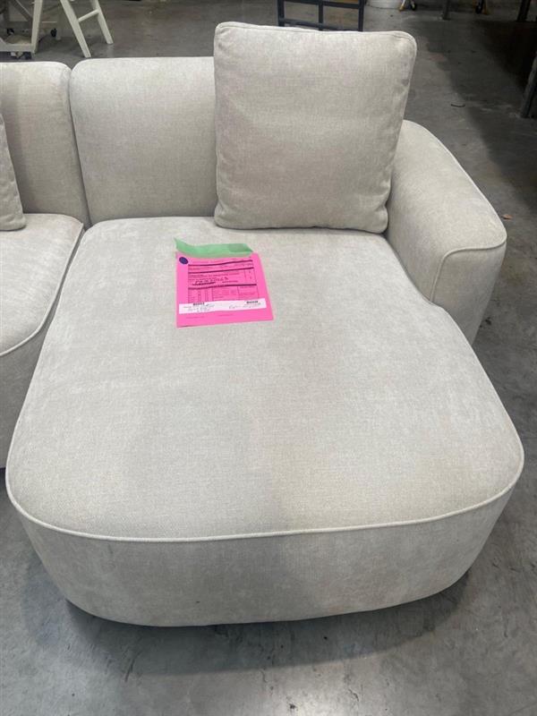 NZ PRZ20263 2 PCE APARTMENT 01 MODULAR SOFA 2.5S LAF GLAMOUR NATURAL