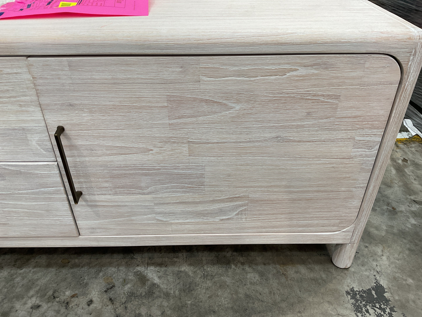 NZ CLZ20623 1 PCE NORTH HAVEN ENTERTAINMENT UNIT 240CM WHITE