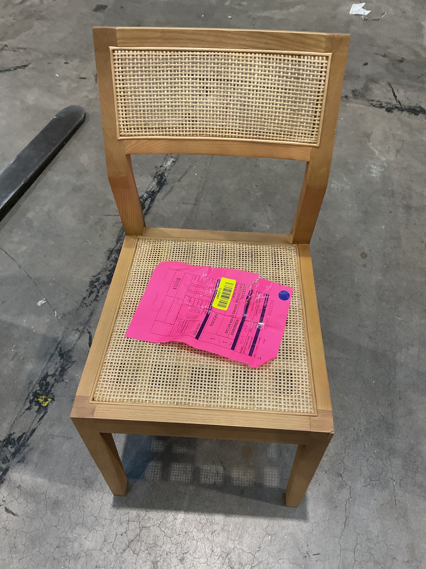 NZ CLZ20637 1 PCE BANGALOW DINING CHAIR RATTAN NATURAL