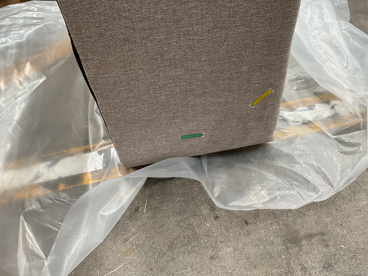 NZ CLZ20715 1 PCE FREEDOM FLOATING 2 DRAWER BASE LONG SINGLE TAUPE (LEFT)