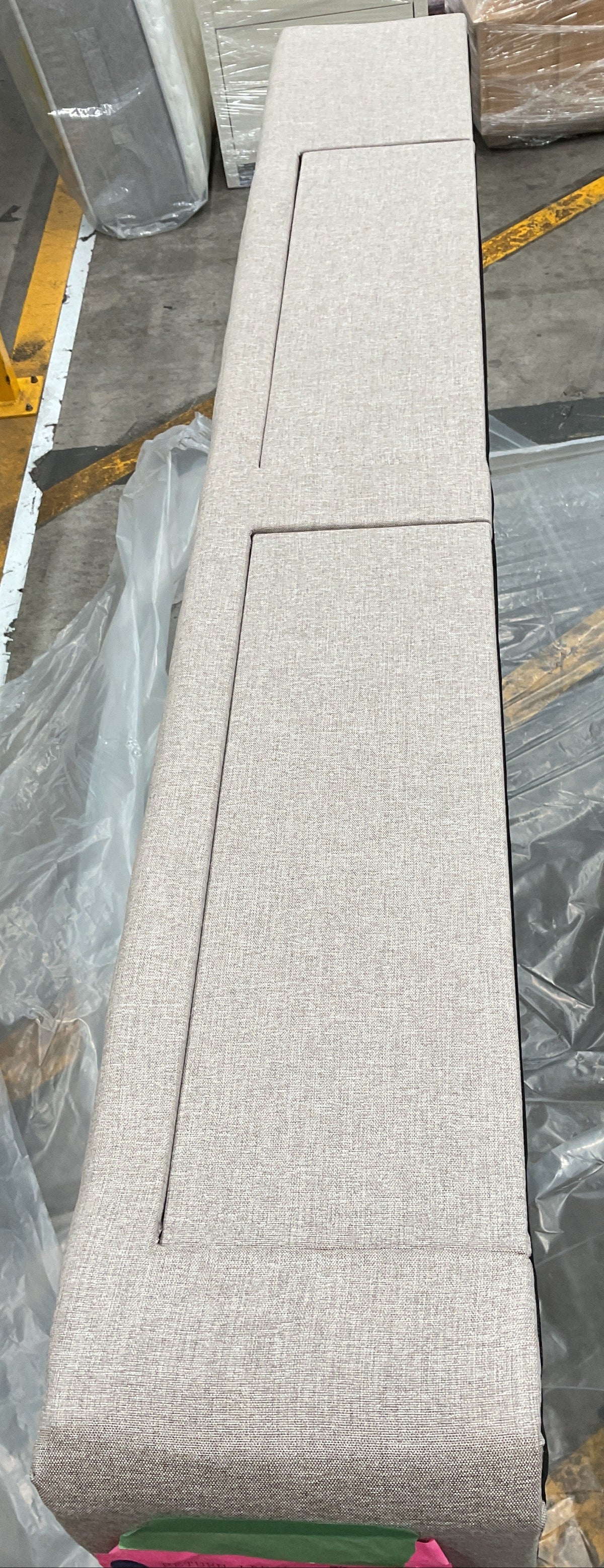 NZ CLZ20716 1 PCE FREEDOM FLOATING 2 DRAWER BASE LONG SINGLE TAUPE (RIGHT)