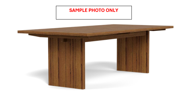 NZ CLZ20662 2 PCE MOSMAN DINING TABLE 240CM NATURAL CARTON 1&2