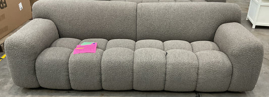 NZ CLZ20627 1 PCE AERO SOFA 3S JACQUARD BOUCLE COFFEE