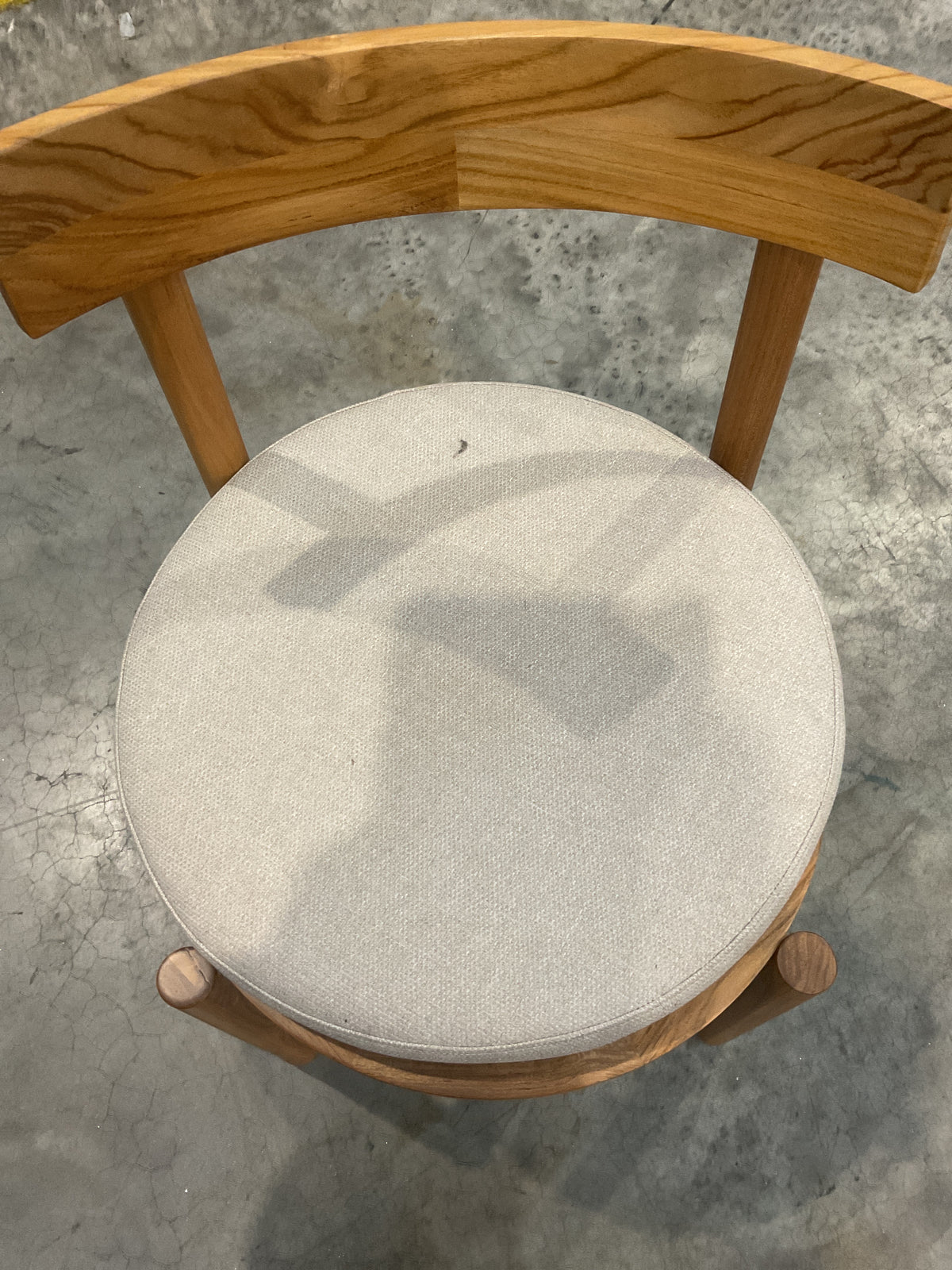 NZ CLZ20664 1 PCE COCO DINING CHAIR OLEFIN NATURAL