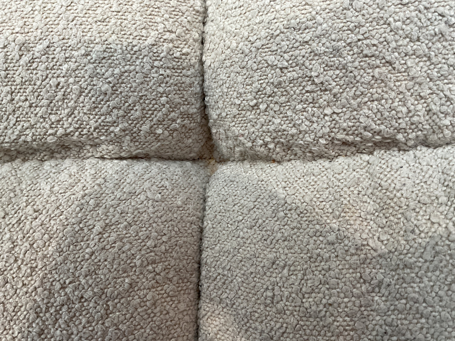 NZ CLZ20616 1 PCE AERO SOFA 3S JACQUARD BOUCLE CREAM
