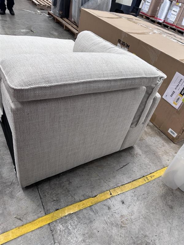 NZ CLZ20396 Sorrento Recliner Modular Chaise LAF Alpha Natural