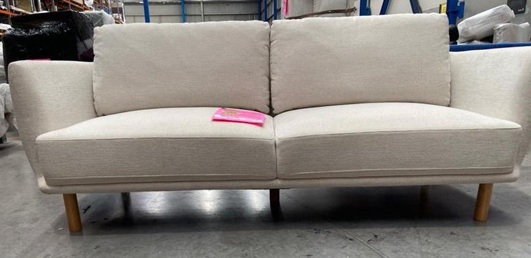 NZ PRZ20277 1 PCE CLEO SOFA 3S HERVEY NATURAL LEG