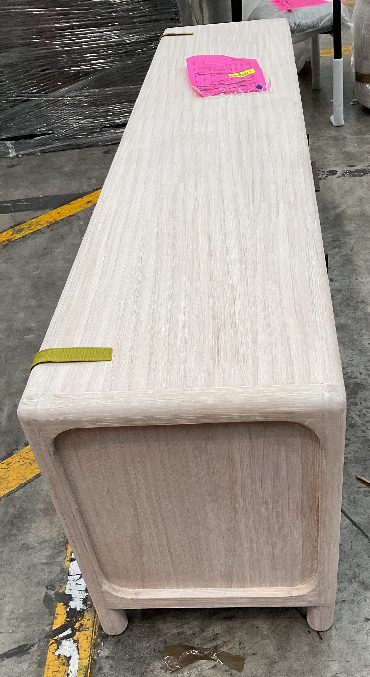 NZ CLZ20623 1 PCE NORTH HAVEN ENTERTAINMENT UNIT 240CM WHITE