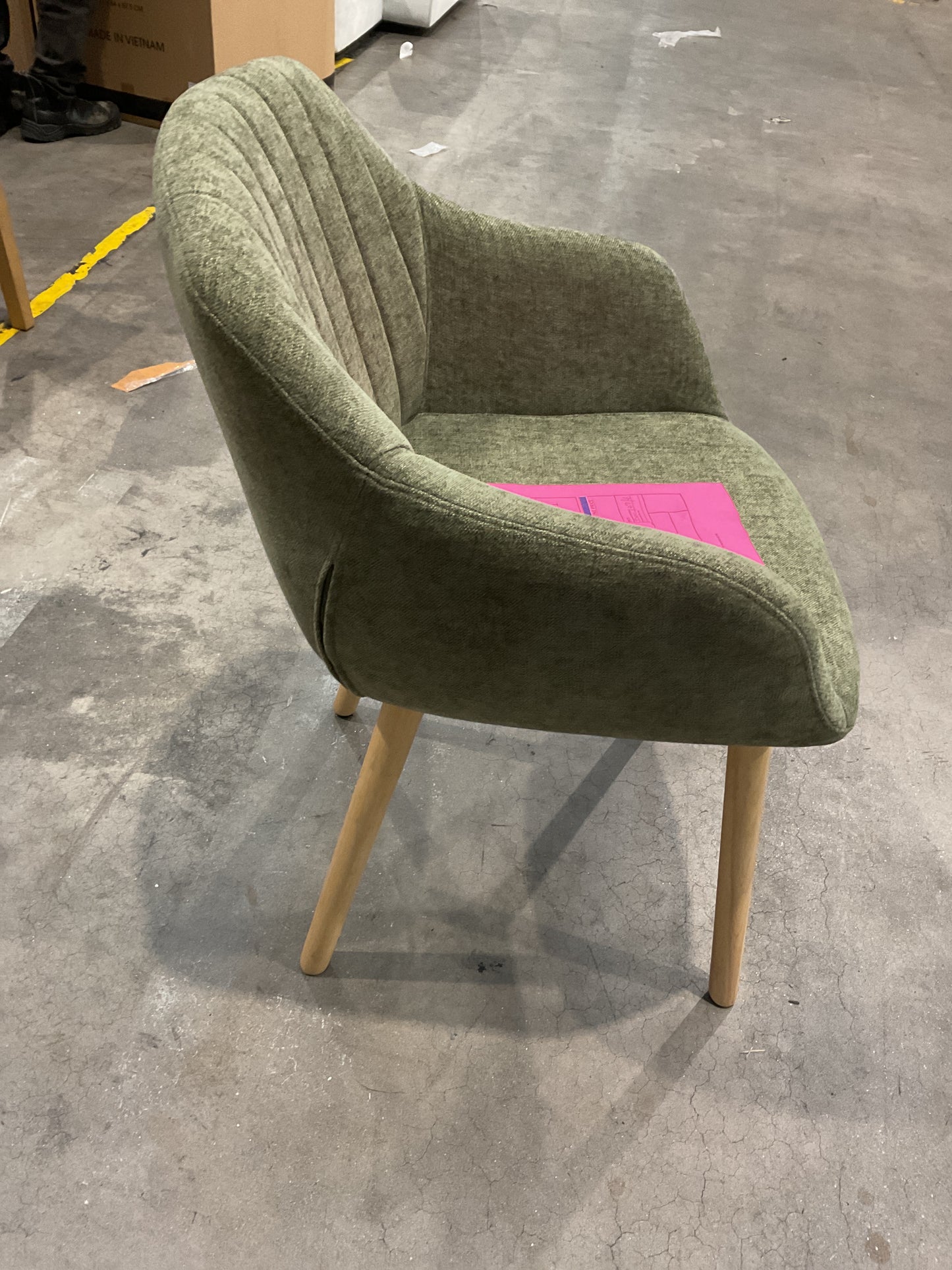 NZ CLZ20630 1 PCE PALMER CARVER CHAIR GREEN