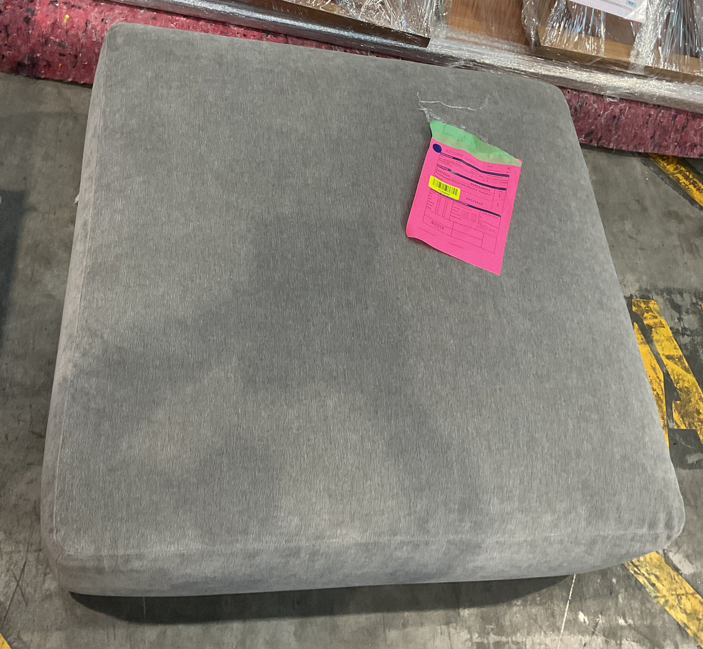 NZ CLZ20636 1 PCE PENTHOUSE OTTOMAN-SQUARE SOLEMN STONE