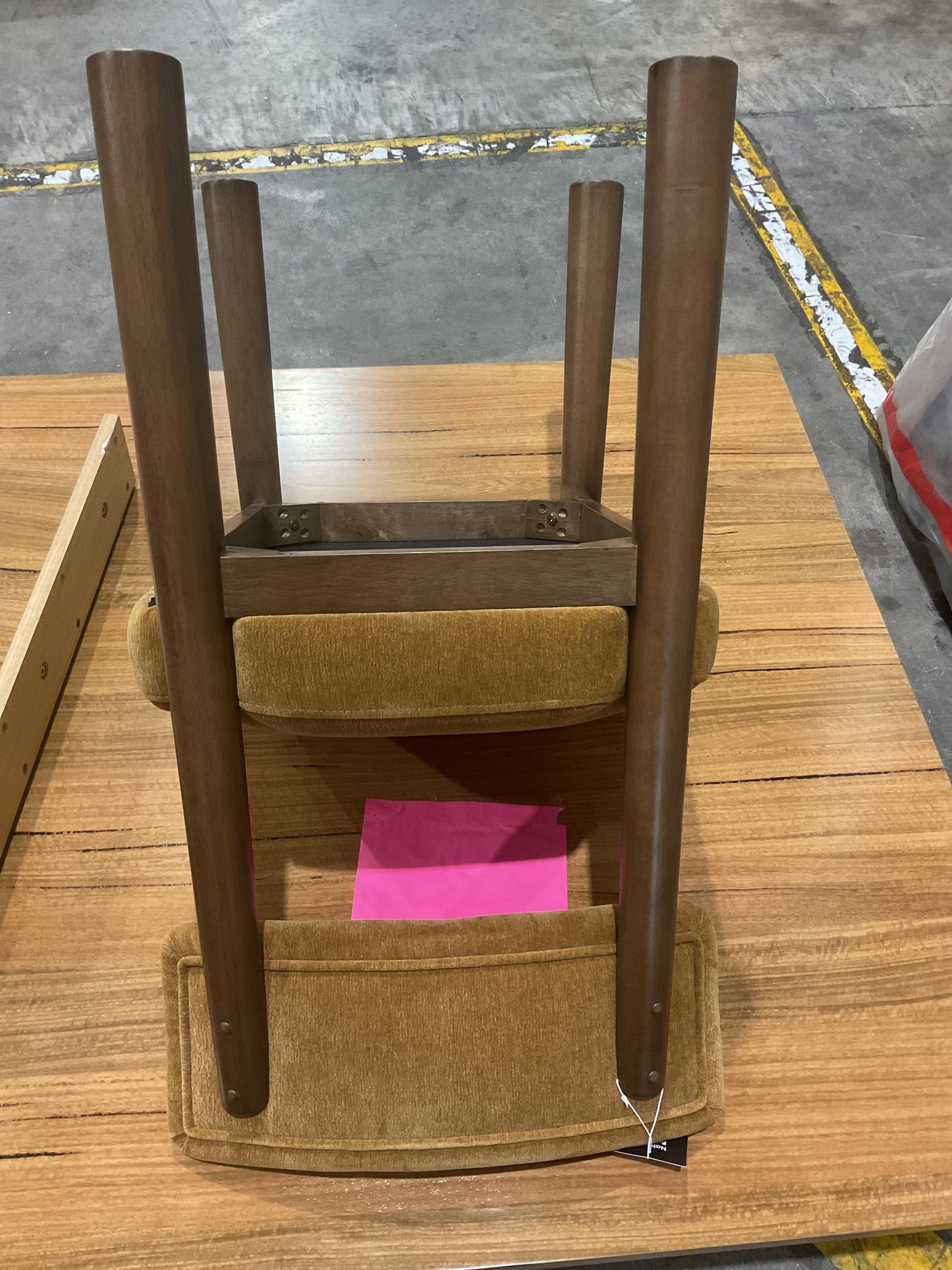 NZ PRZ20291 1 PCE PUKA DINING CHAIR WALNUT