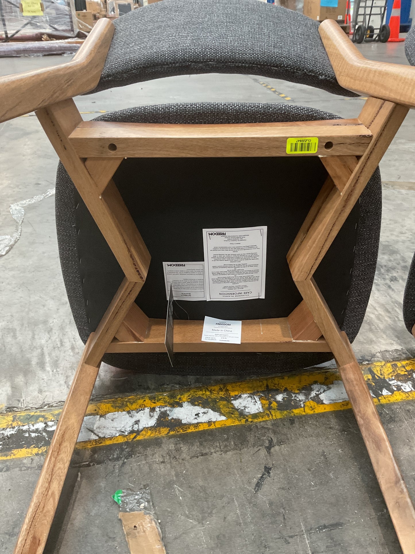 NZ CLZ20647 2 PCE MOSMAN DINING CHAIR