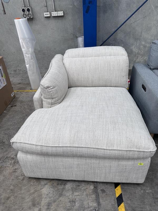 NZ CLZ20396 Sorrento Recliner Modular Chaise LAF Alpha Natural