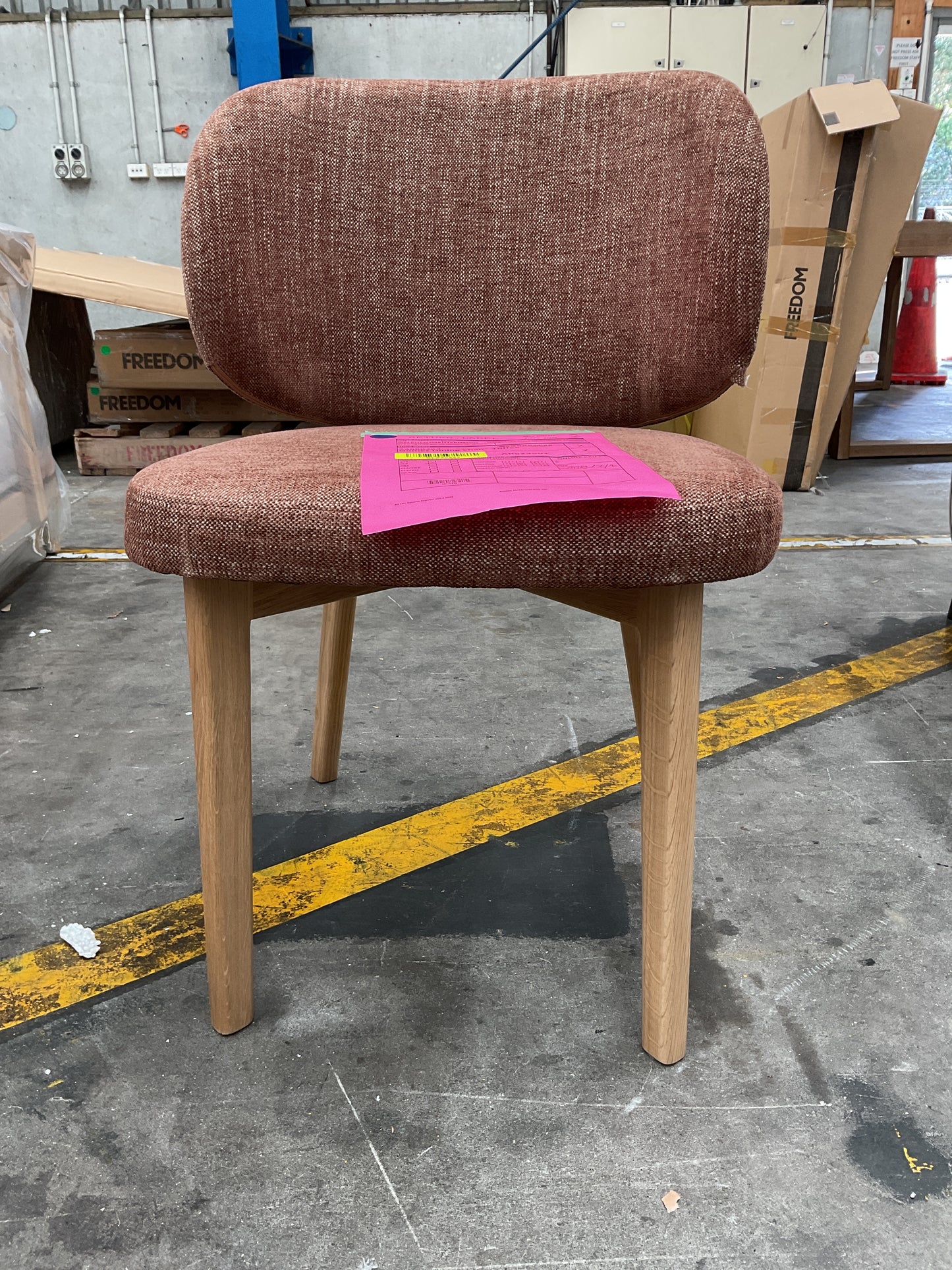 NZ CLZ20524 2 PCE GOMEZ DINING CHAIR TOFFEE