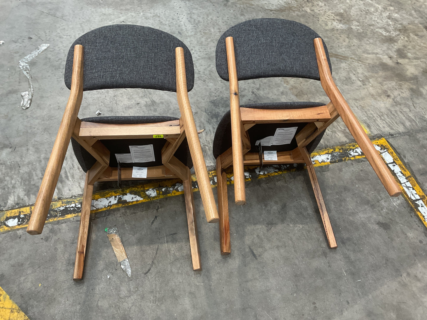 NZ CLZ20647 2 PCE MOSMAN DINING CHAIR