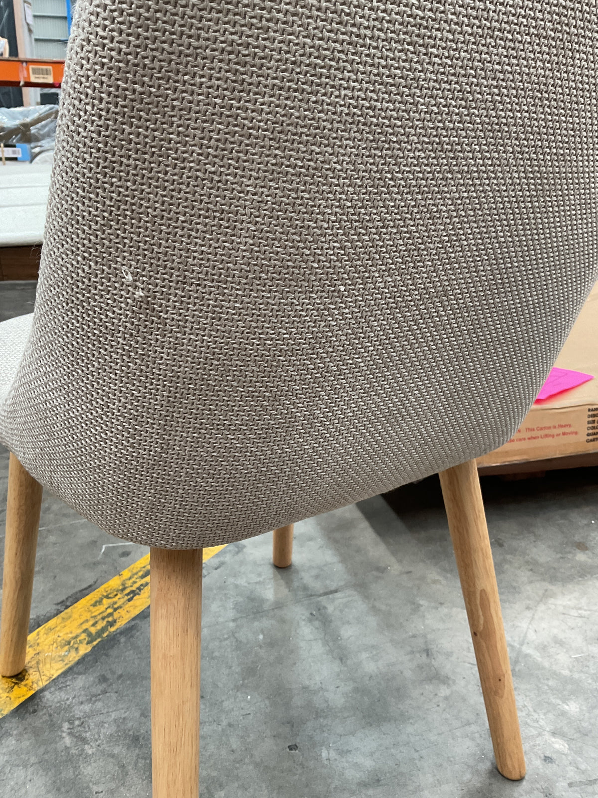 NZ CLZ20691 1 PCE PALMER DINING CHAIR BEIGE
