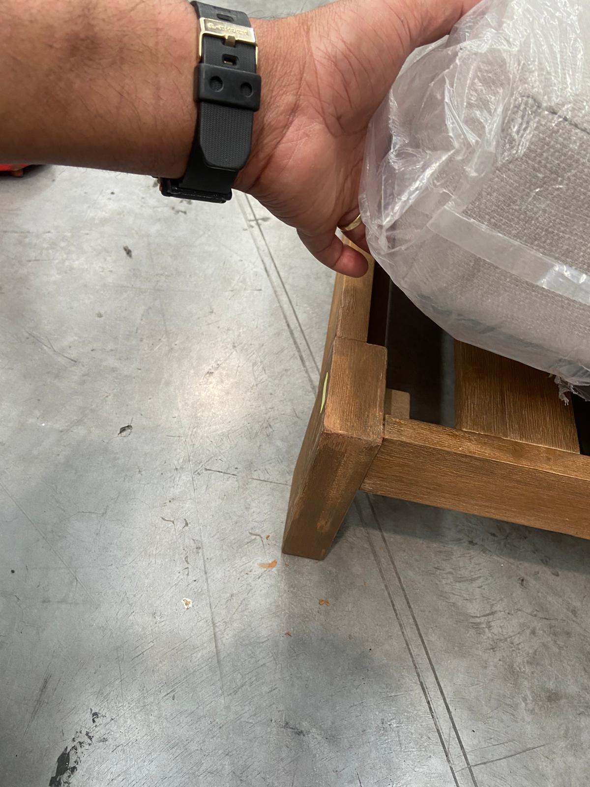 NZ CLZ20354 Cannes Sofa 3S Acacia Natural MKII