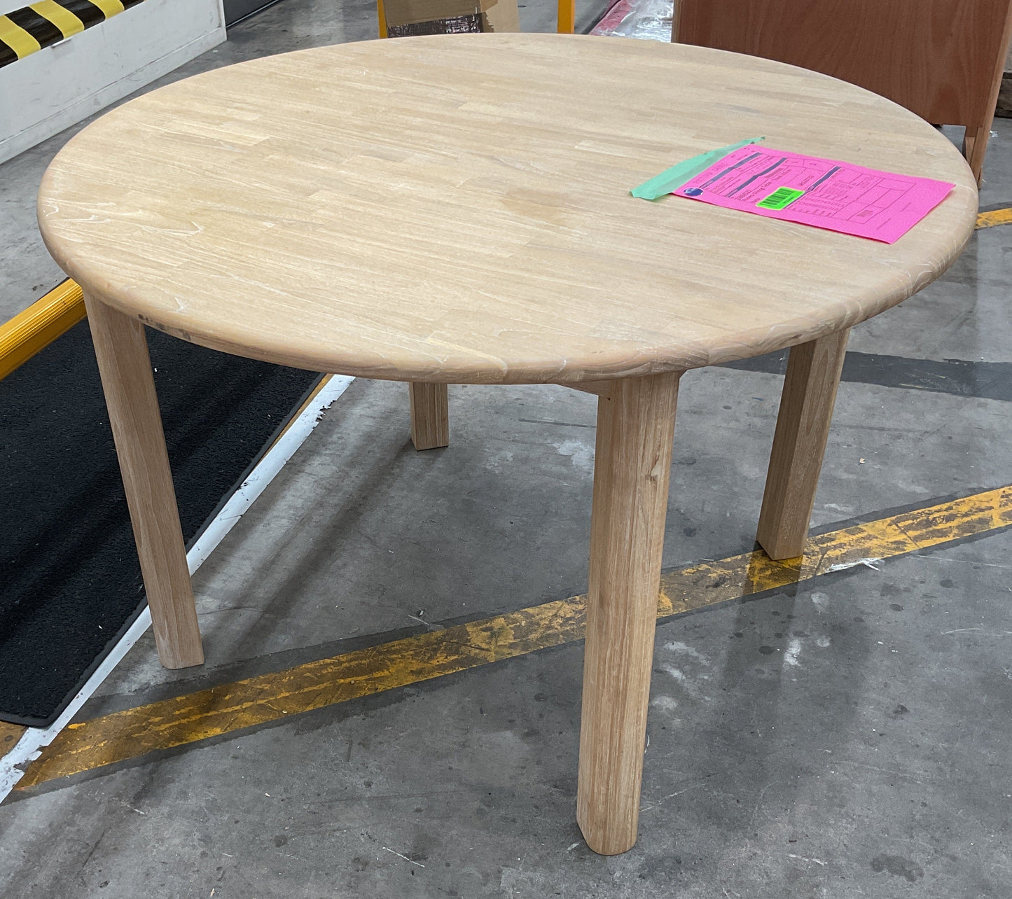 NZ PRZ20266 1 PCE RIVIERA DINING TABLE - ROUND 120CM NATU