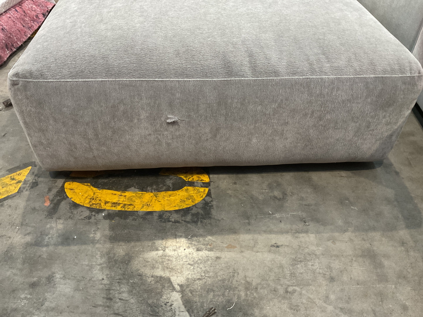 NZ CLZ20636 1 PCE PENTHOUSE OTTOMAN-SQUARE SOLEMN STONE