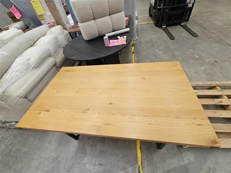 NZ PRZ20158 Alps Dining Table 160x90CM Natural Black