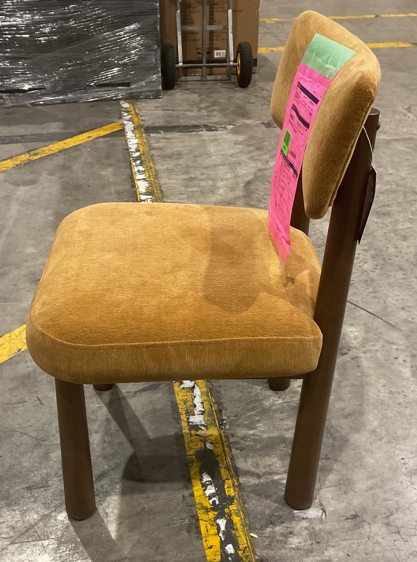 NZ PRZ20291 1 PCE PUKA DINING CHAIR WALNUT