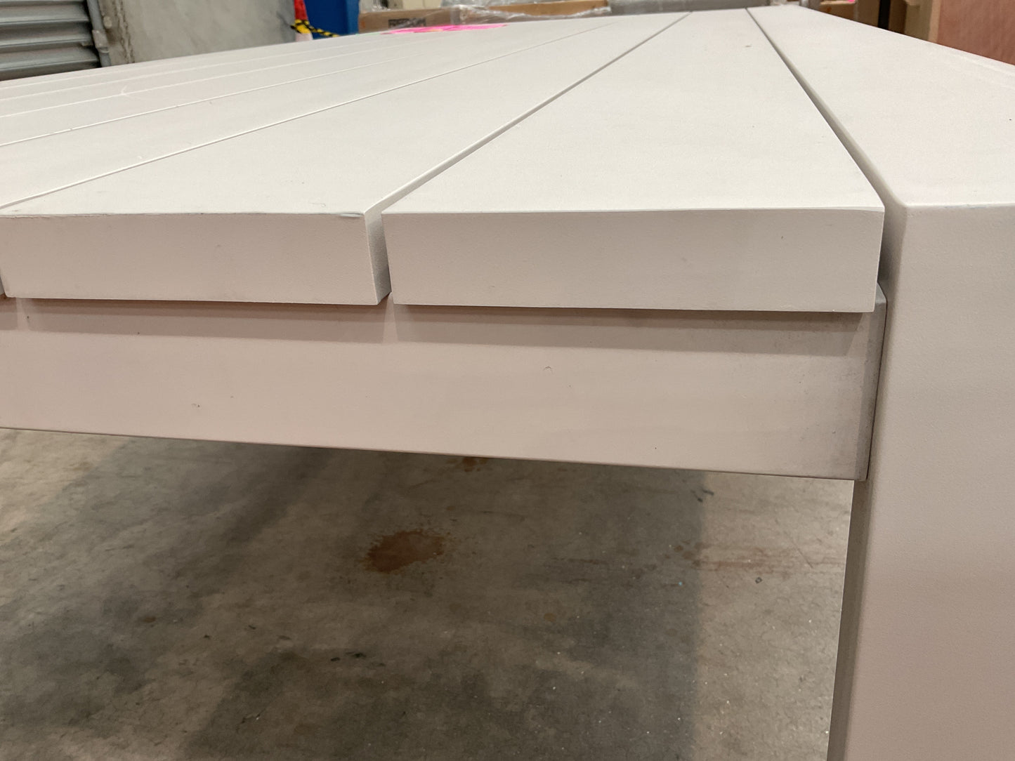 NZ CLZ20619 | 1 PCE | ATAMAN|DINING TABLE|240X111.5CM ALUMINIUM OFF WHITE