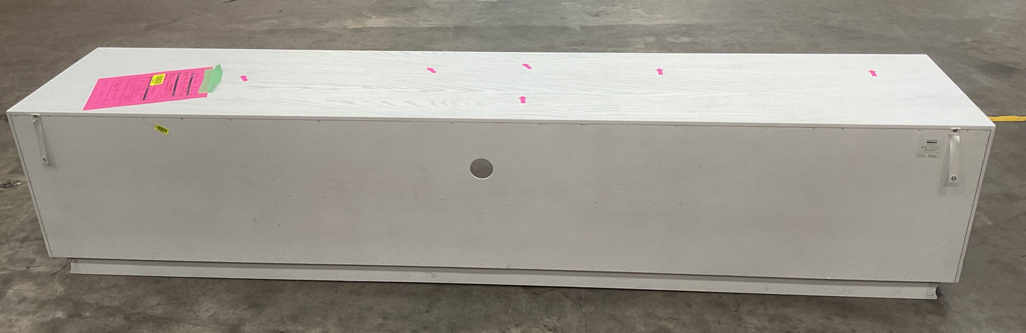 NZ CLZ20654 1 PCE NORTH HAVEN ENTERTAINMENT UNIT 240CM WHITE