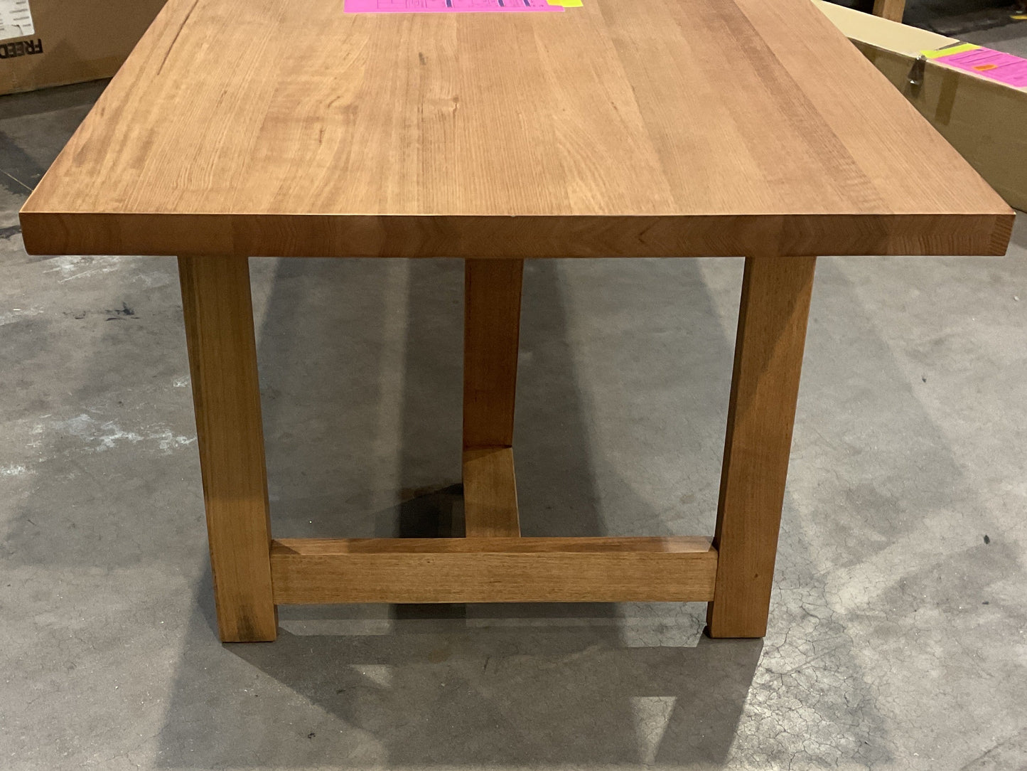 NZ PRZ20265 2 PCE BOWRAL DINING TABLE 280X90CM NATURAL CARTON 1&2