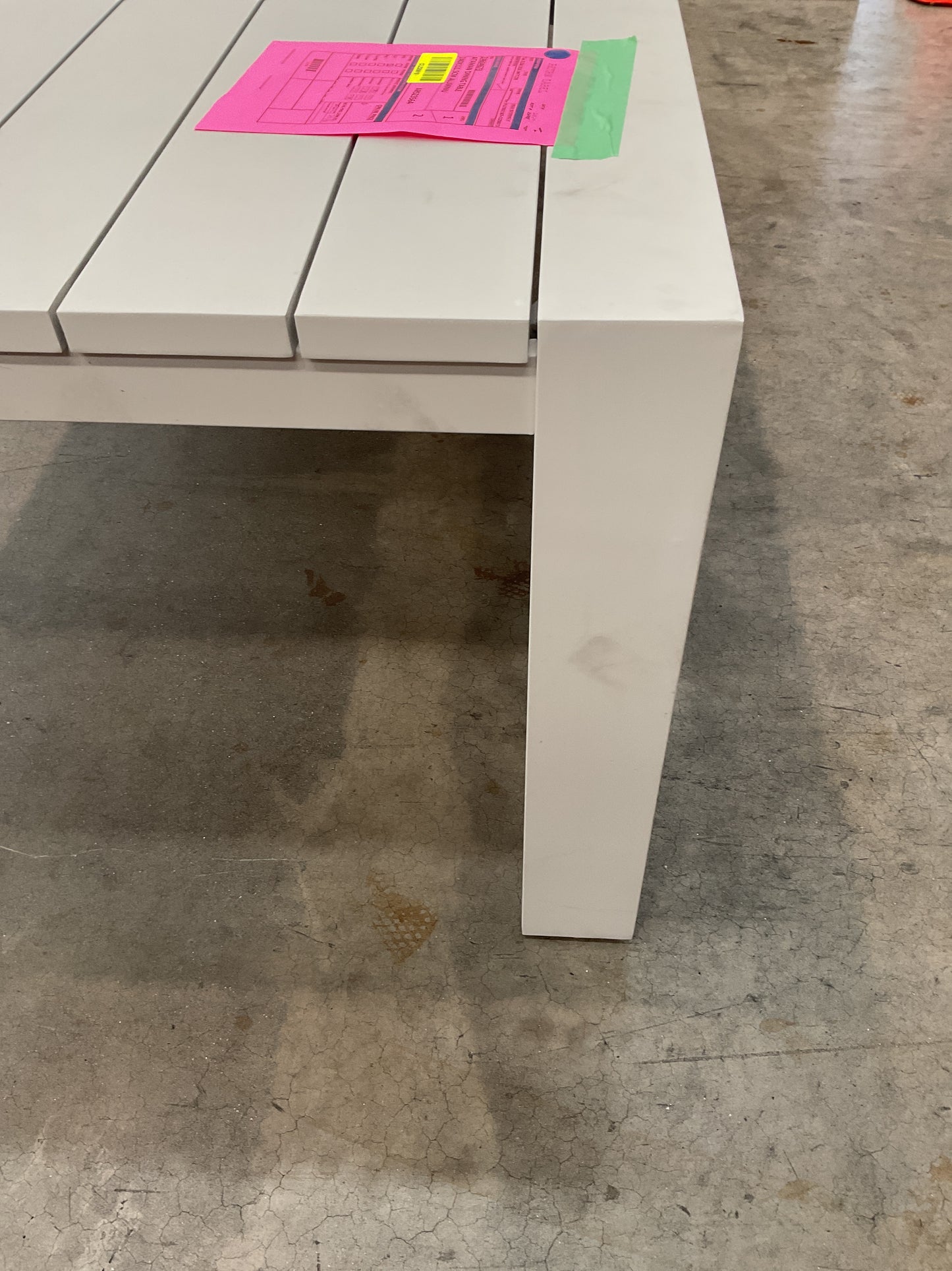 NZ CLZ20619 | 1 PCE | ATAMAN|DINING TABLE|240X111.5CM ALUMINIUM OFF WHITE