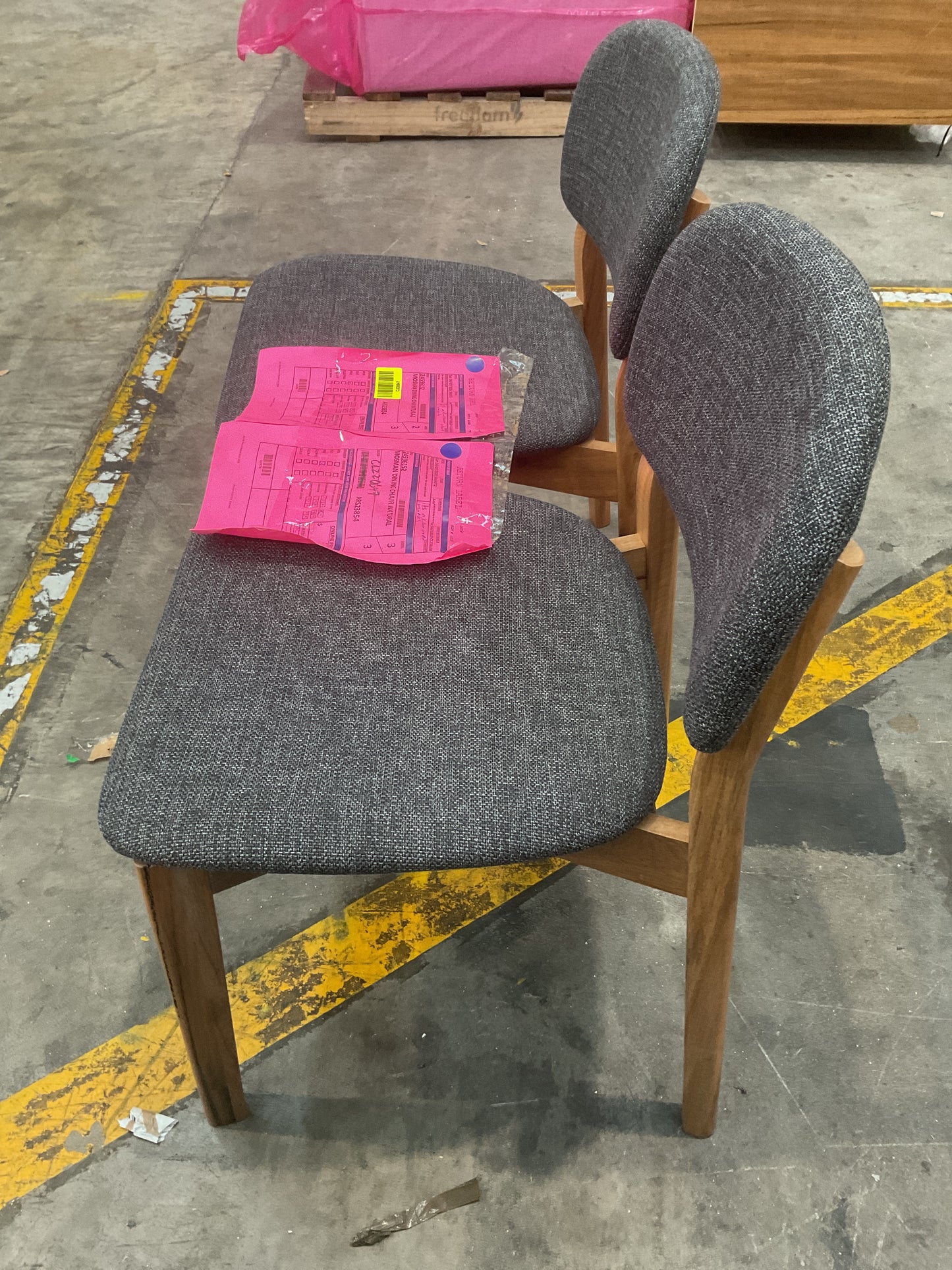 NZ CLZ20647 2 PCE MOSMAN DINING CHAIR