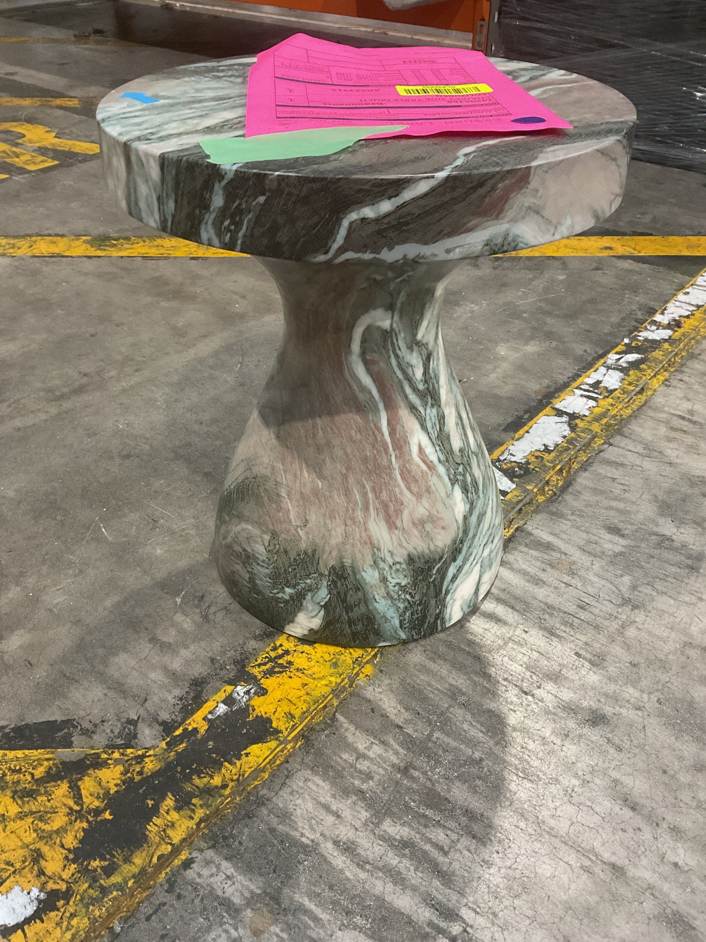 NZ CLZ20660 1 PCE CHAMPY SIDE TABLE MULTI COLOURED